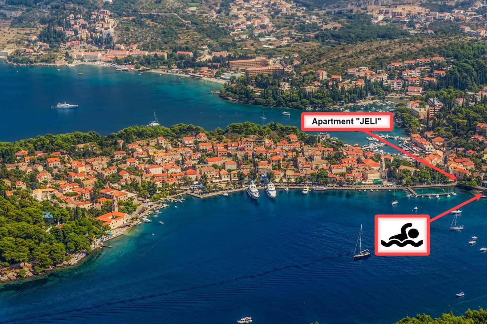 Studio apartment JELI Cavtat Esterno foto
